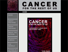 Tablet Screenshot of cancerfortherestofus.com